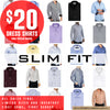 SLIM Dress Shirts - CLOSEOUT