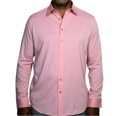 goTIELESS Ultimate Dress Shirt (Coral) (Wholesale)