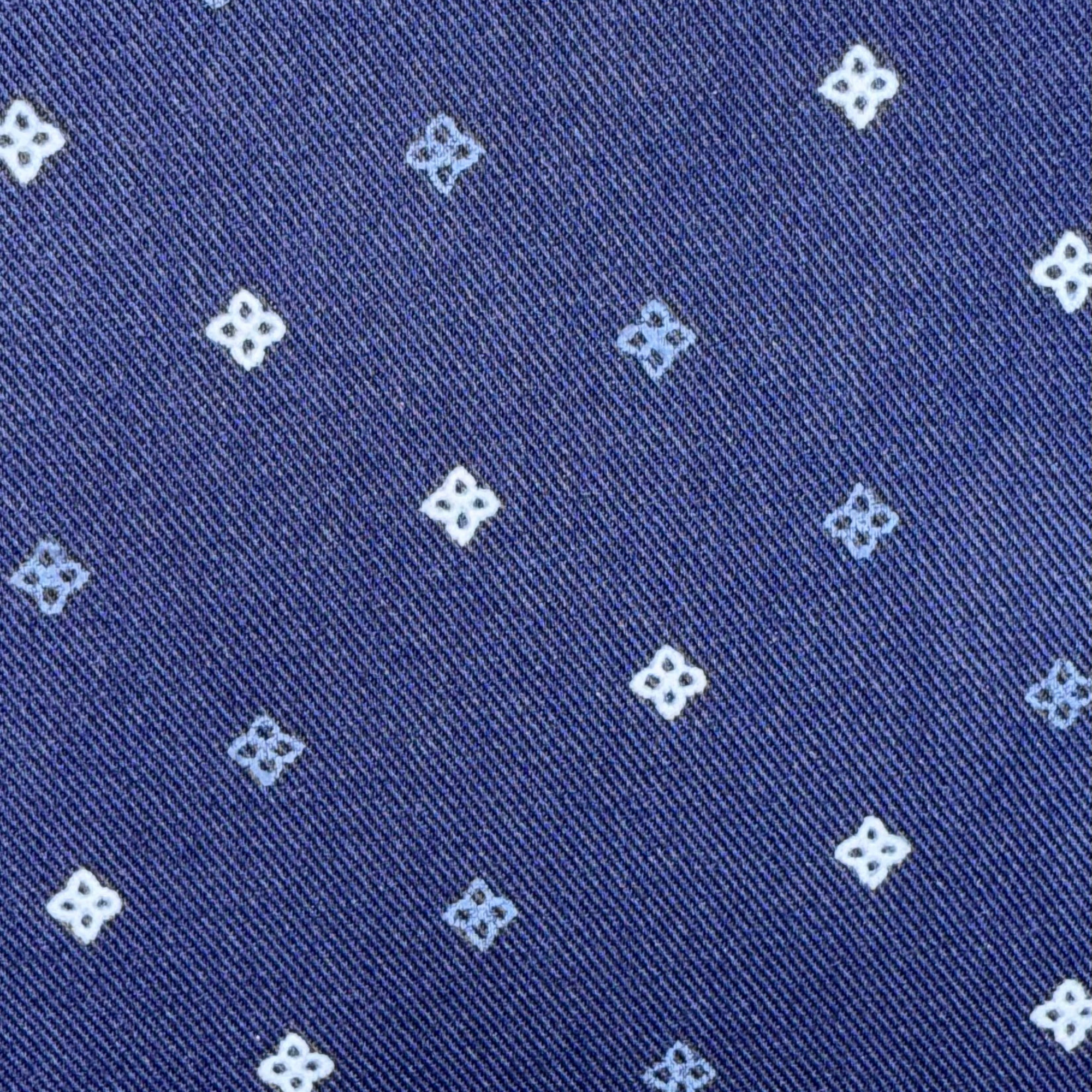 goTIELESS Ultimate Dress Shirt (Navy Polk-a-Dot)