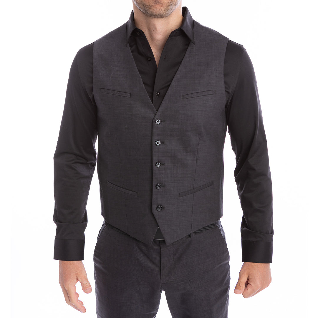Black dress shirt for date night strong open collar that stays up without fuss or stiffness.