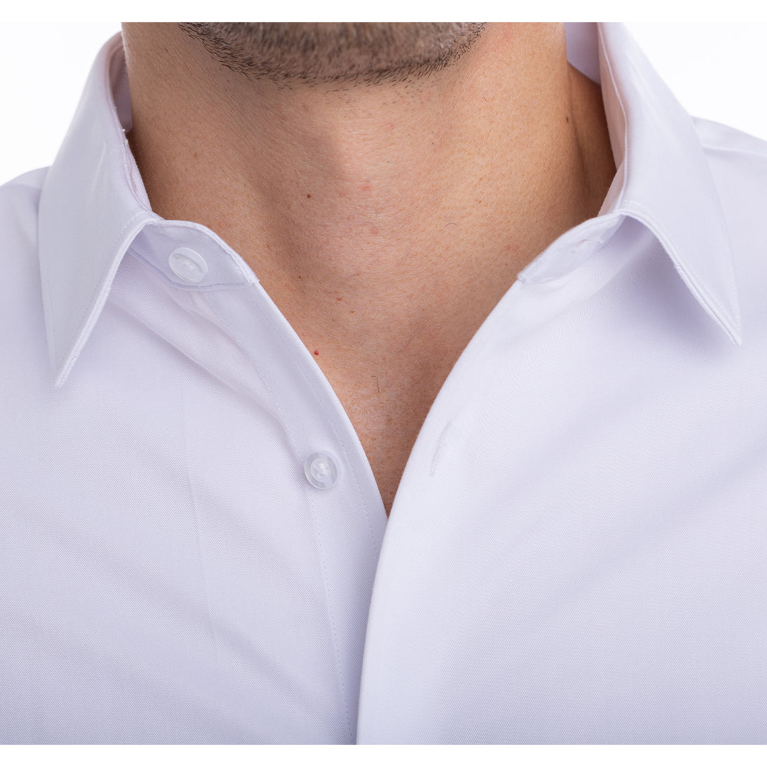 goTIELESS Ultimate Dress Shirt (White) - Million Dollar Collar goTIELESS Ultimate Dress Shirt (White) - Million Dollar Collar