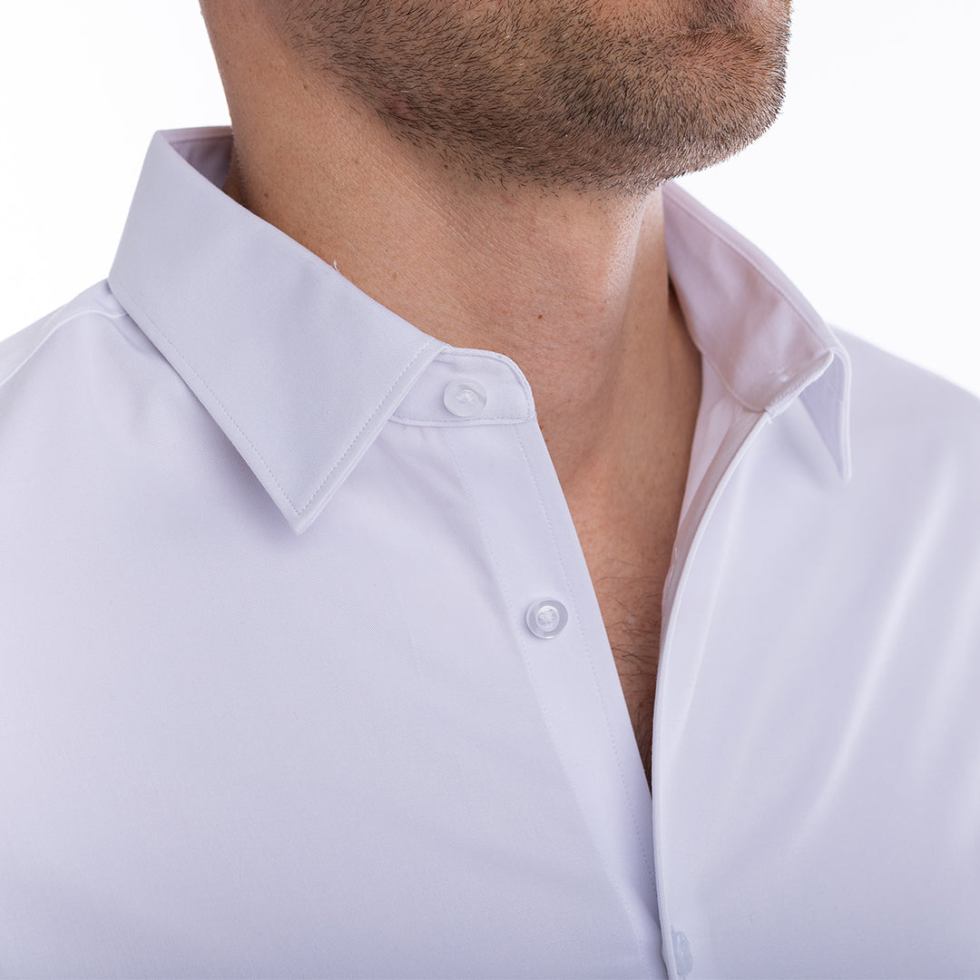goTIELESS Ultimate Dress Shirt (White) goTIELESS Ultimate Dress Shirt (White)