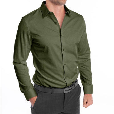 goTIELESS Ultimate Dress Shirt (Army Green)