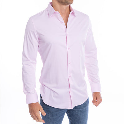 goTIELESS Ultimate Dress Shirt (Light Pink)