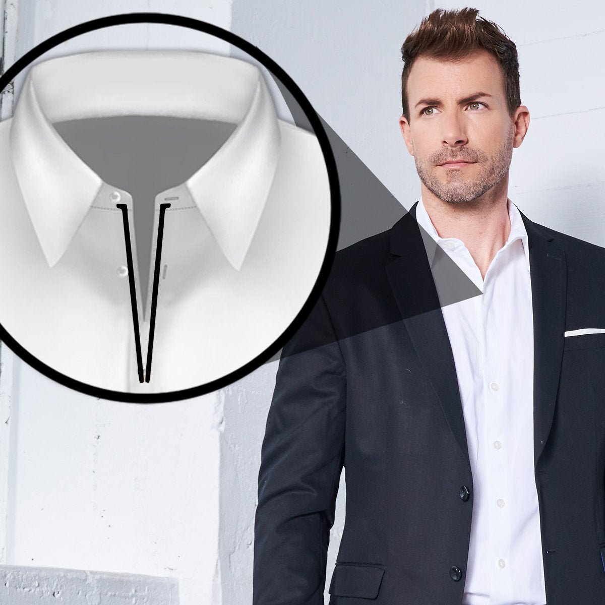 Million Dollar Collar | Placket Stays 20 Pack Million Dollar Collar | Placket Stays 20 Pack