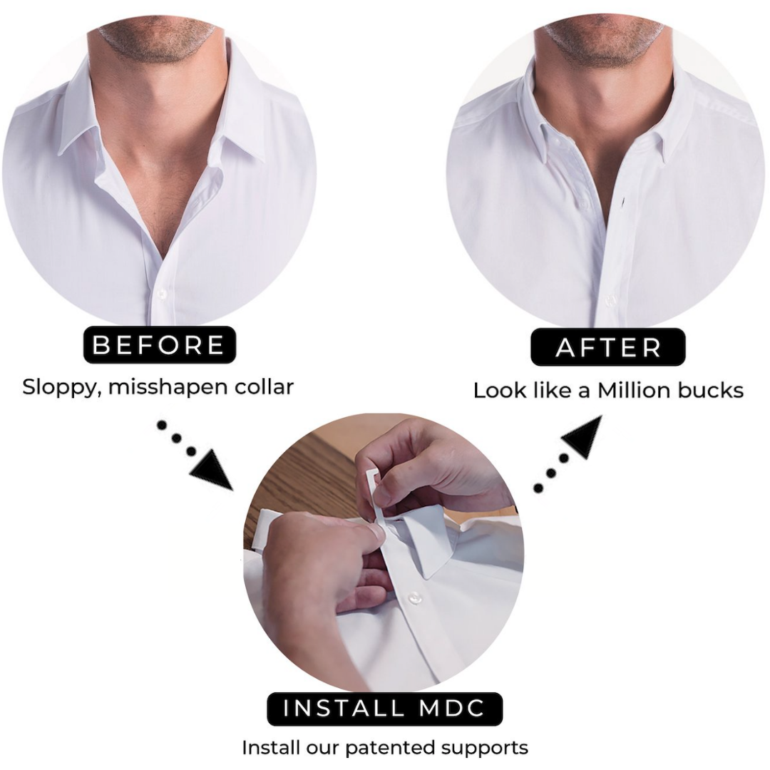 Million Dollar Collar Placket Stays