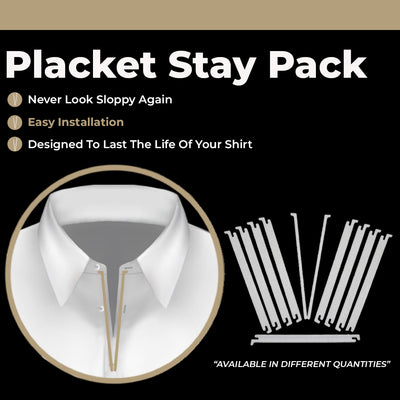 Million Dollar Collar | Placket Stays Million Dollar Collar | Placket Stays